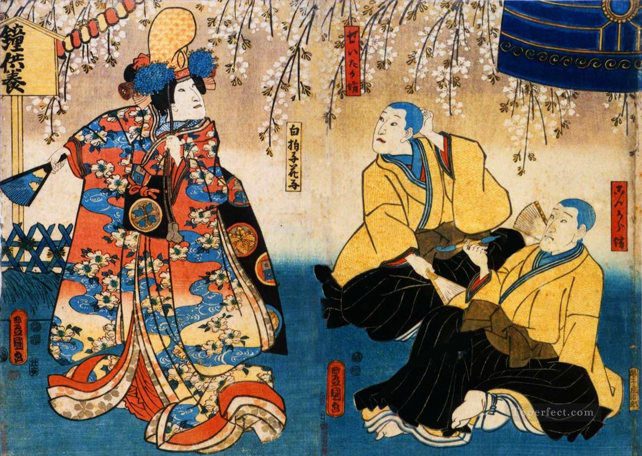 Shuka Bando I Utagawa Kunisada Japanese Oil Paintings